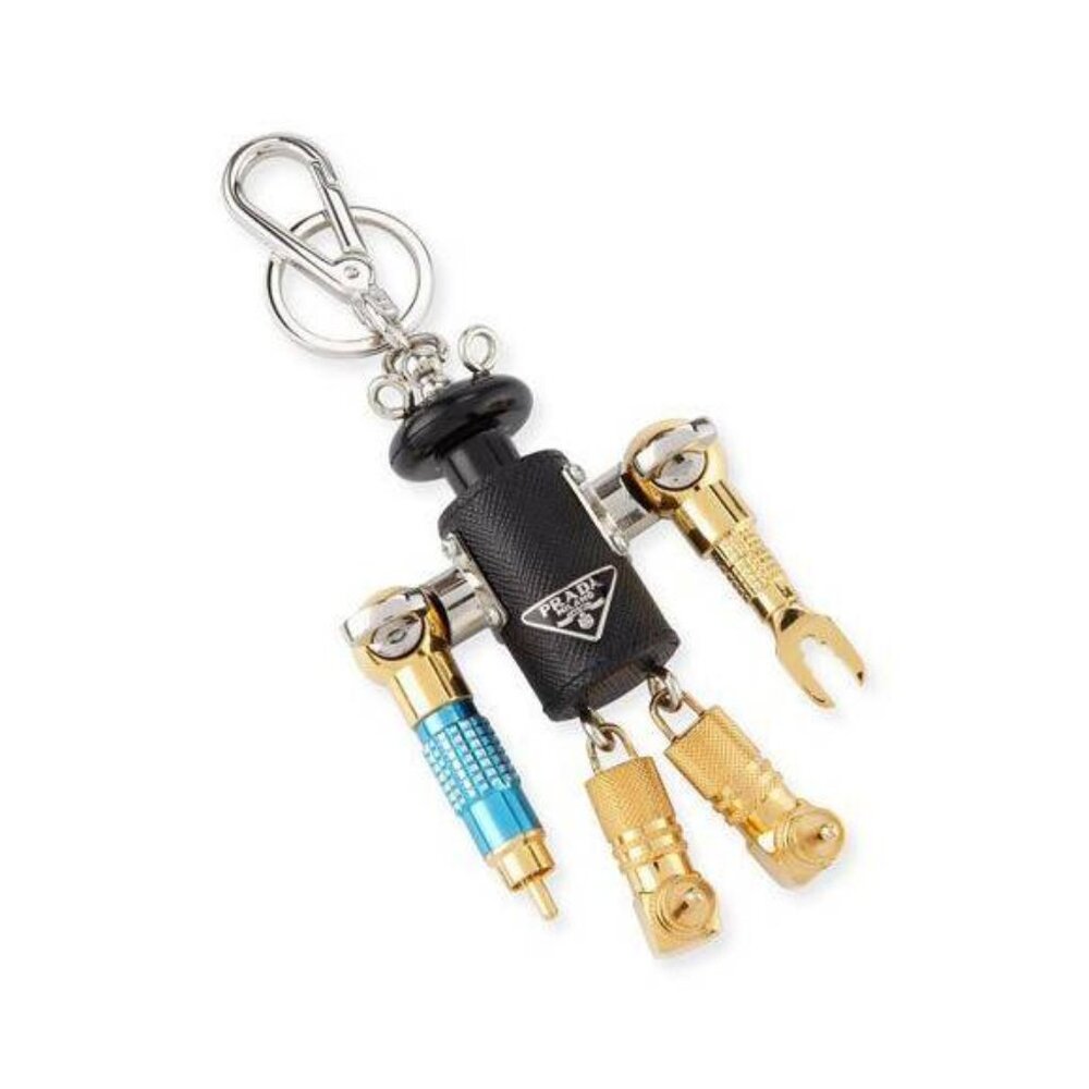 Prada SS/17 Robin Black Robot Trick Key Chain